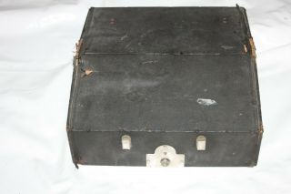 Vintage Antique Underwood Portable Typewriter & Case Black Keys Four Bank