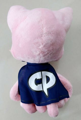 Pink Tentacle Kitty w/ Blue Cape/Mask - 10in.  Stuffed/Plush Cat - Comicpalooza 2