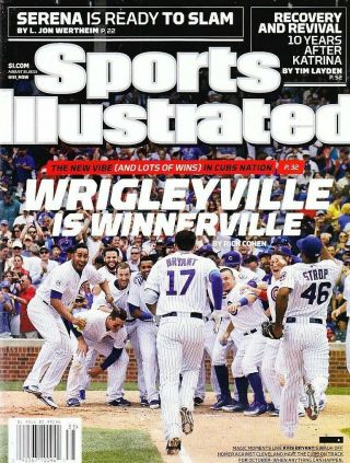 Sports Illustrated August 31,  2015 Kris Bryant Chicago Cubs No Label