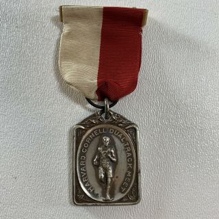 Cornell Vs Harvard Dual Track Meet 1916 220 Yd.  Dash 2nd Place Silver Medal