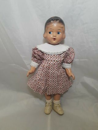 Vintage Composition Snow White Doll 14 " Tall Unmarked