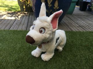 Rare Disney Store Bolt Dog Soft Plush Toy