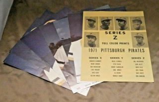 1971 Pittsburgh Pirates Baseball Color Photo Pack
