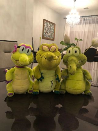 Disney Wheres My Water Plushies Complete Set Of 3
