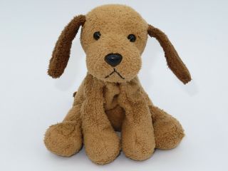 Russ Berrie Luv Pets Buddy Plush Brown Tan Puppy Dog Bean Bag 5 " Toy Htf