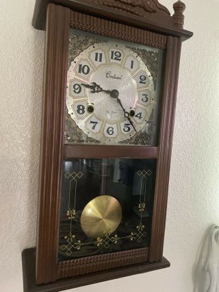 Vintage Centurion 35 Day Wind Up And Chime Wall Clock - Clock & Chimes