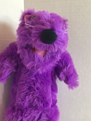 Disney Bear in the Big Blue House Pip Pop Purple Otter Plush Vintage 1999 Mattel 2