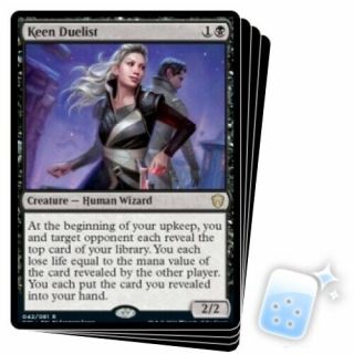 Keen Duelist X4 Commander 2021 Magic Mtg Card