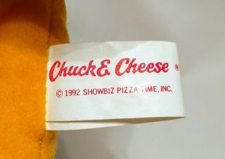 Vintage 1992 Chuck E Cheese Helen Henny Plush Doll Show Biz Pizza Time Rare 10 