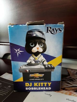 - Rare Tampa Bay Rays - Dj Kitty Bobblehead - 2012,