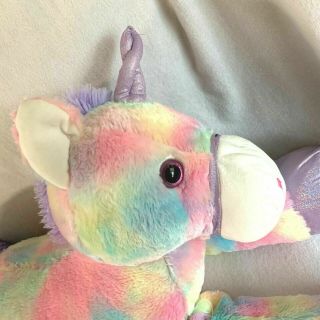 Kellytoy Kelly Toy Plush Unicorn Jumbo Large purple Pink Stuffed toy 26 in 2