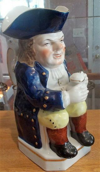 Rare Antique George Borgfeldt Large 10.  5 " Limited Toby Pitcher Jug Coin Bank