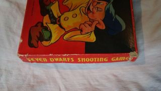 Vintage antique 1930 ' s Disney Snow White Dopey shooting game 3