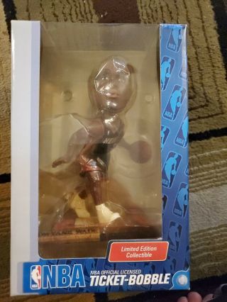 Rare Dwayne Wade Miami Heat Nba Ticket Bobble Limited Serial Numbered Rc Rookie