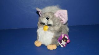 Vintage 1998 Battery Operated Furby Tiger Toy Model 70 - 800 W/ Tags Great