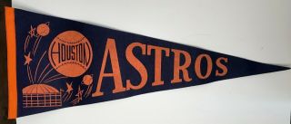Houston Astros Vintage Rare Pennant