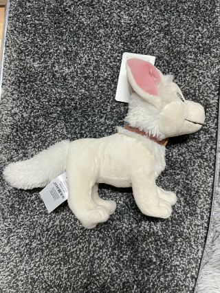 Rare Disney Store Bolt Dog Soft Plush Toy With Tags 2