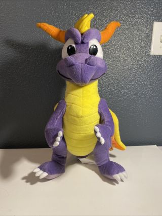 2001 Spyro The Dragon - Plush - Toy Network - Appx.  16” With Tags