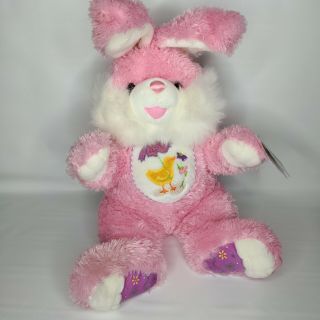Dan Dee Hoppy Hopster Pink Large Easter Bunny Rabbit Plush Stuffed W/chick