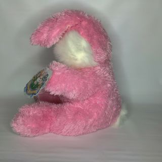 Dan Dee Hoppy Hopster Pink Large Easter Bunny Rabbit Plush Stuffed W/Chick 3