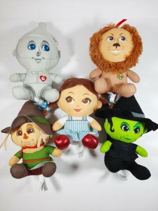 Toy Factory The Wizard Of Oz Plush 6 " Set 5 Dorothy Tinman Witch Lion Scarecrow