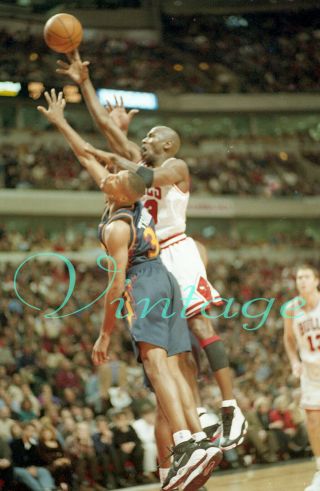 1998 Michael Jordan Bulls Vs Warriors - 35mm Film Negative