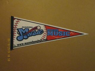 South Coast League Macon Music Vintage Defunct 2007 Team Logo Baseball Pennant