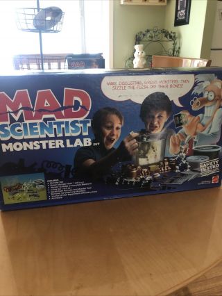 Mad Scientist Monster Lab Vintage 1986 Mattel Completed With Box