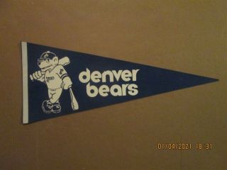 American Association Denver Bears Vintage Defunct 1970 
