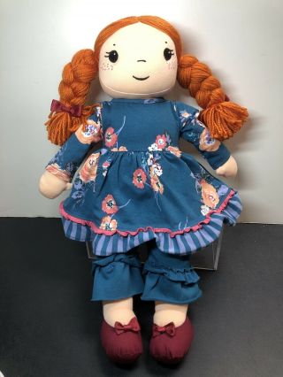 18” Matilda Jane Clothing Cloth Doll Plush Adorable Little Girl Redhead Pigtails
