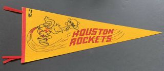 1970s Houston Rockets Full Size Pennant -