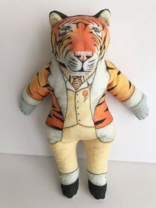 Vintage The Toy Plush Bean Bag Stuff Toy Animal Tiger 9” 1992