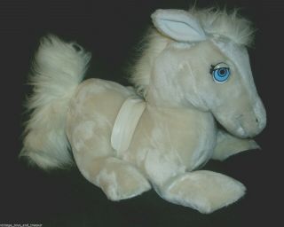 Vintage 1987 Ringling Brothers White Horse Pony Stuffed Animal Plush Toy Barnum