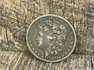 1890 Cc Morgan Silver $1 Dollar Coin Us Carson City Good Detail Quick Ship