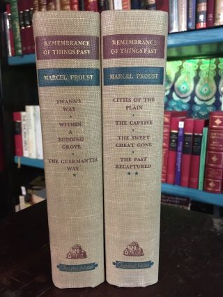 Remembrance Of Things Past (in Search Of Lost Time) Marcel Proust Antique Set
