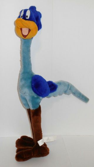 1998 Looney Tunes Road Runner Plush Toy By Play By Ace 22 " To 24 " Tall
