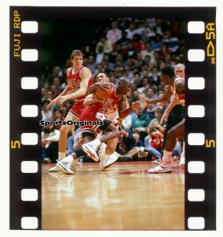 Michael Jordan - Chicago Bulls - 35mm Color Slide