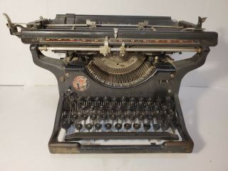Antique 1920 ' s Underwood Typewriter 14” Serial 492125 3
