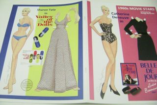 Paper Dolls 2017 Convention 1960s Movie Stars Hedron Tate More By Gregg Nystrom