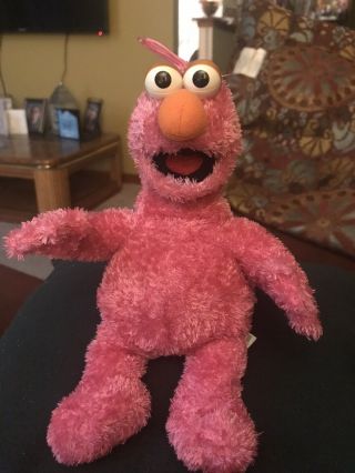 2012 Rare Sesame Place 10” Telly Monster Plush / Stuffed Animal Sesame Street
