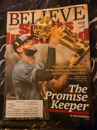 June 27 2016 Sports Illustrated Lebron James Cleveland Cavaliers Championship