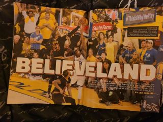 JUNE 27 2016 SPORTS ILLUSTRATED LEBRON JAMES CLEVELAND CAVALIERS CHAMPIONSHIP 2