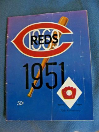 1951 Cincinnati Reds Yearbook