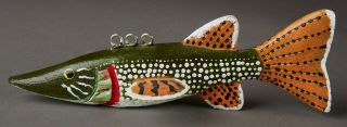 Vintage Minnesota Gary Mann Ice Fish Spearing Decoy Folk Art Fishing Lure