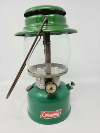 Vintage Coleman Green Lantern Model 635 Dated 1 - 73 January 1973 With Globe 660