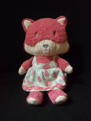 The Peanutshell Plush Shaggy Mila Fox Baby Soft Stuffed Lovey Toy