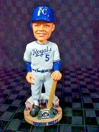 Mlb Kansas City Royals George Brett Bobblehead Legends Of " The Diamond " 2002