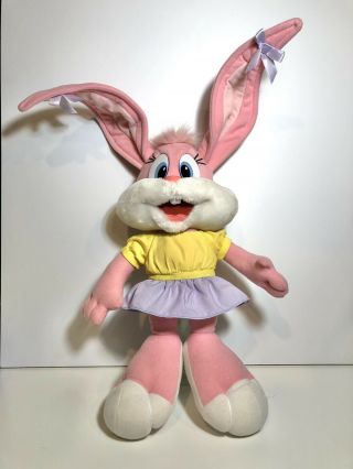 Vintage Tiny Toon Adventures Babs Bunny Plush 1990 Playskool Warner Bros.