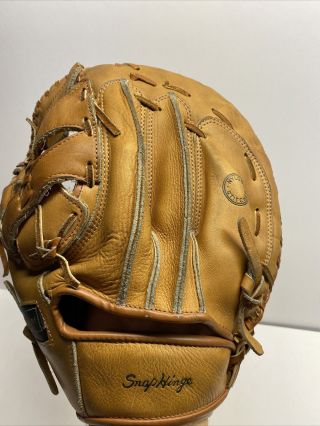 Vintage Ted Williams Brand Sear And Roebuck LHT First Base Glove 3