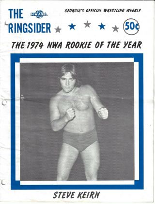 The Ringsider 1975 Georgia Championship Wrestling Steve Keirn,  Rocky Johnson